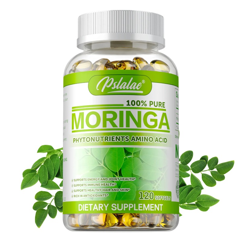 Moringa Leaf Powder - Capsules de Moringa - Antioxydant, soutient