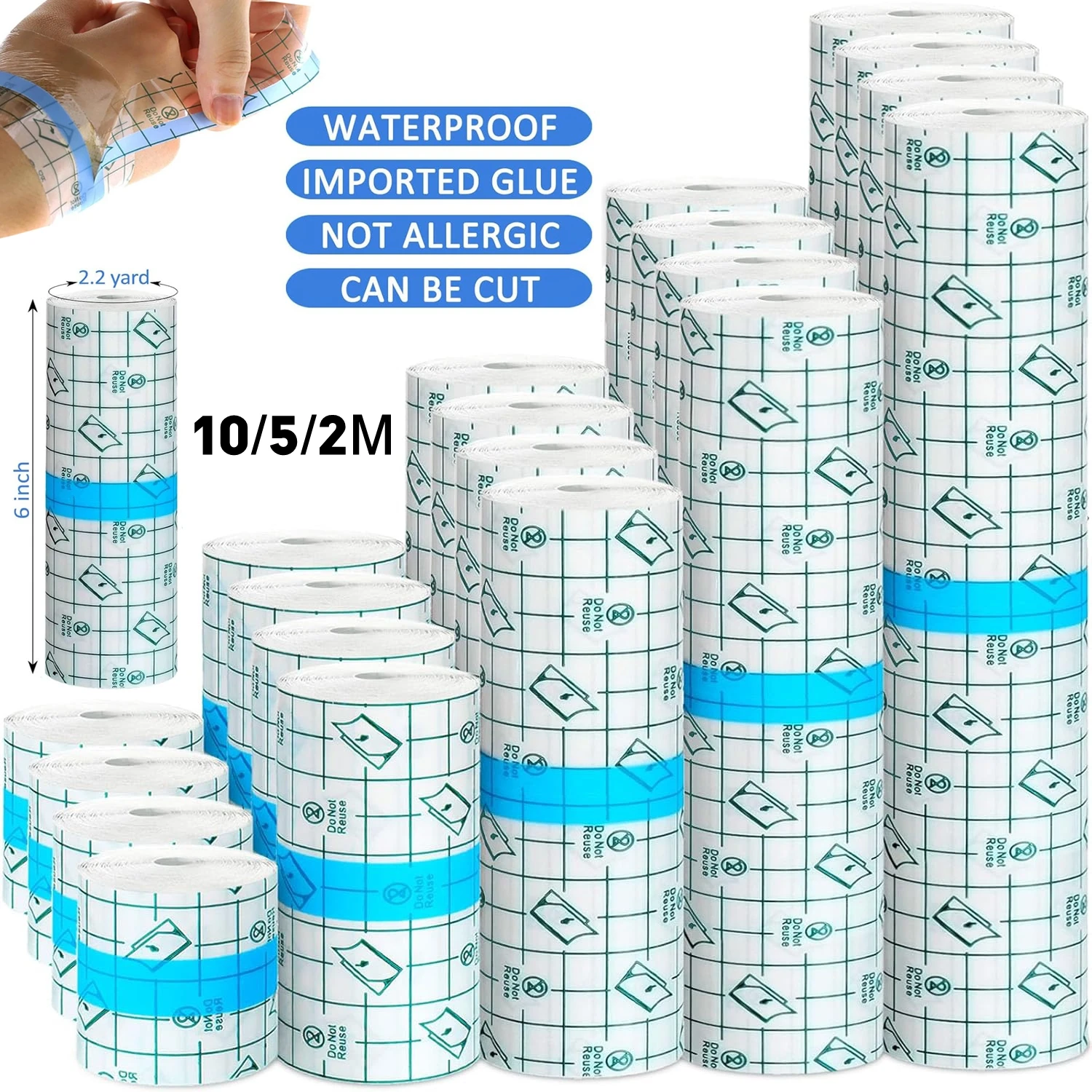 Healing Wellness - Rouleau de bandage pour soins post-tatouage