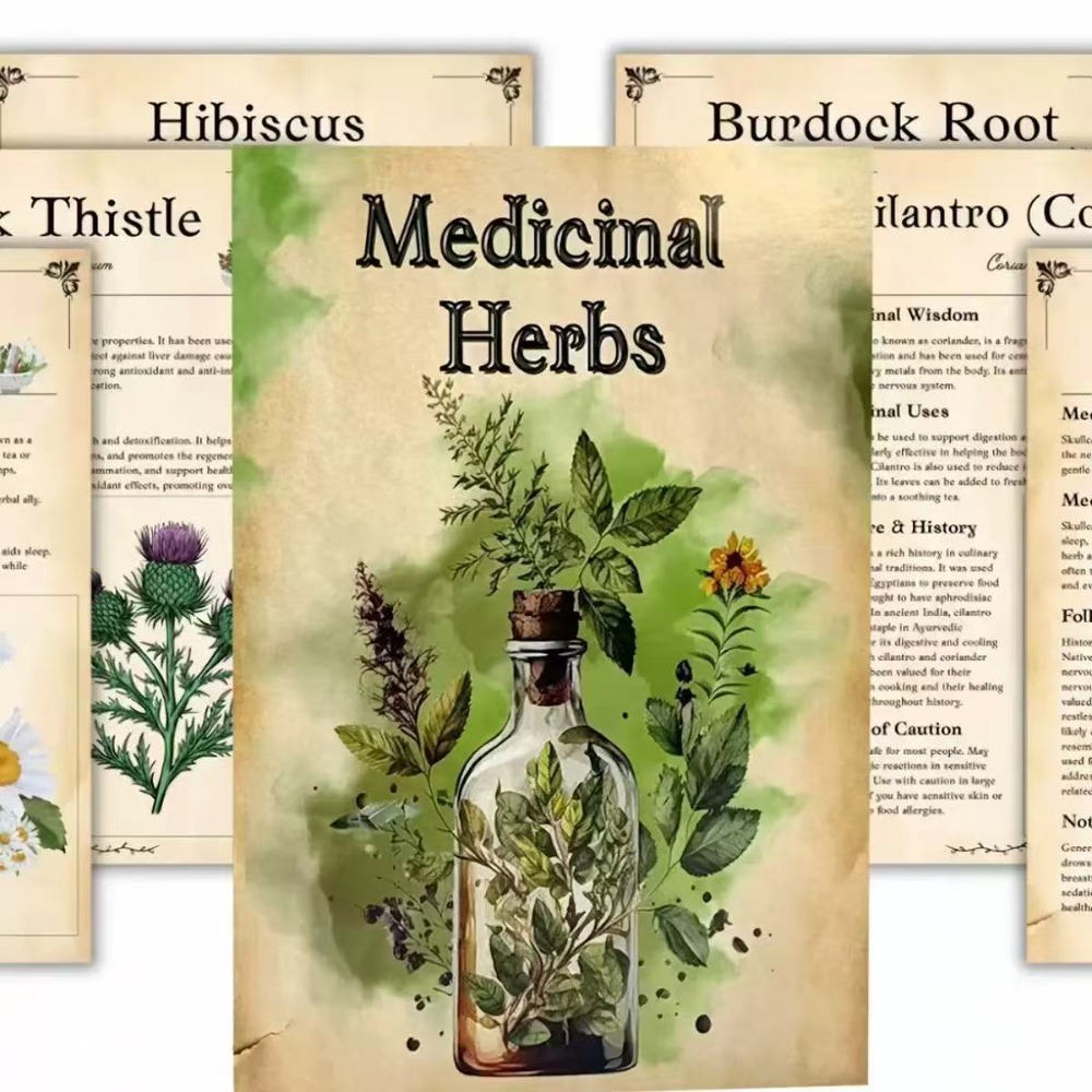 Herbal Wellness Remedy - Herbes médicinales : Guide visuel pour