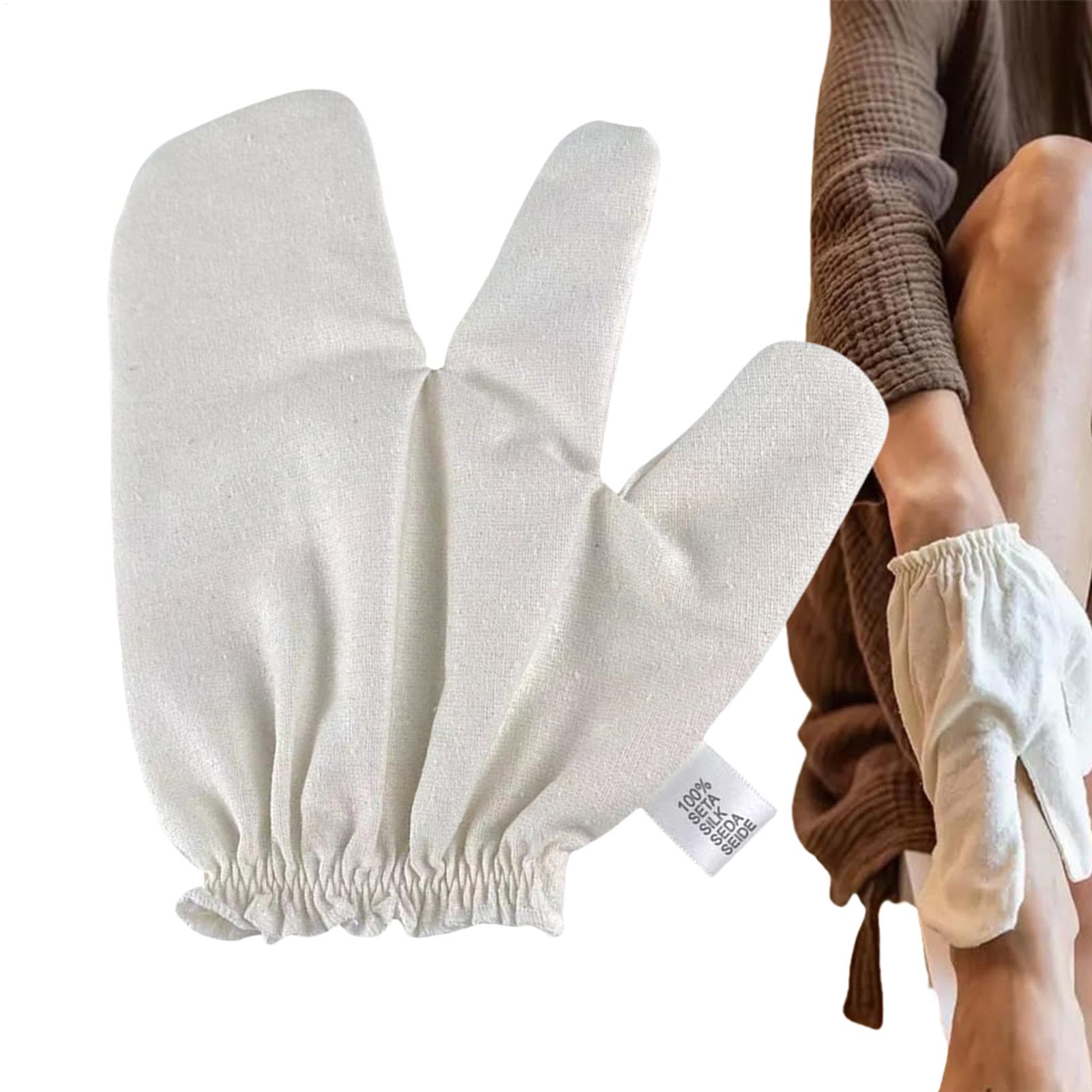 Ayurvedic & Herbal Wellness Kits - Gants de massage ayurvédiques en soie