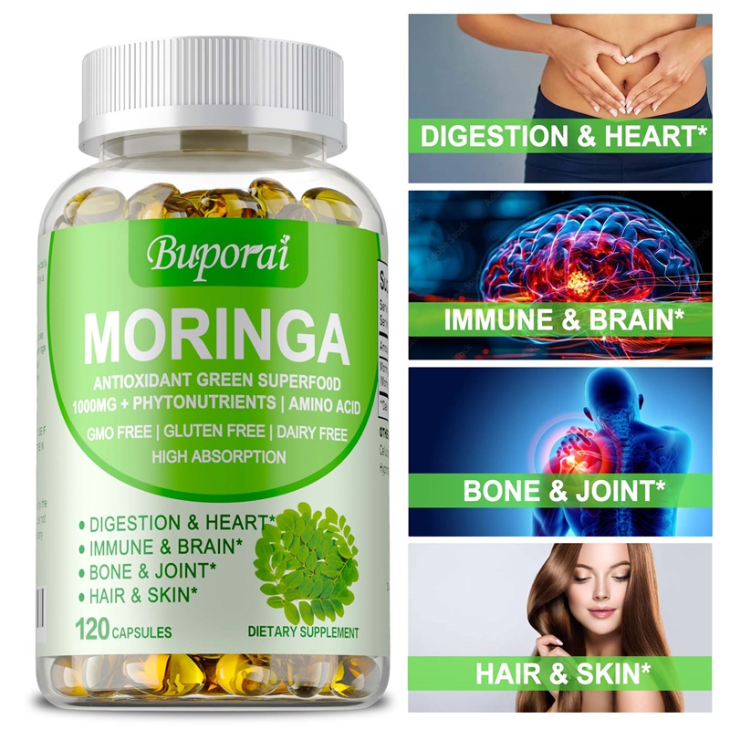 Capsules Moringa - Améliore le - Moringa Leaf Powder avis et prix