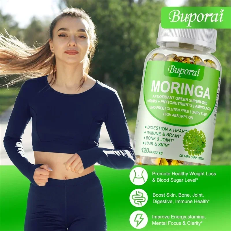 Capsules Moringa - Améliore le - Moringa Leaf Powder avis et prix