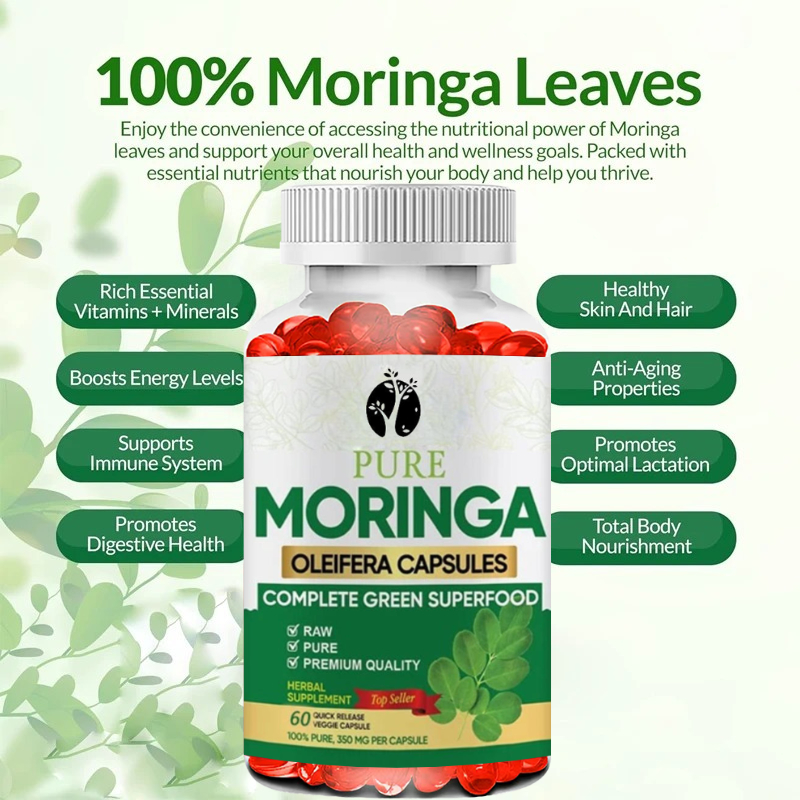 Capsules de Moringa-60 capsule - Moringa Leaf Powder avis et prix