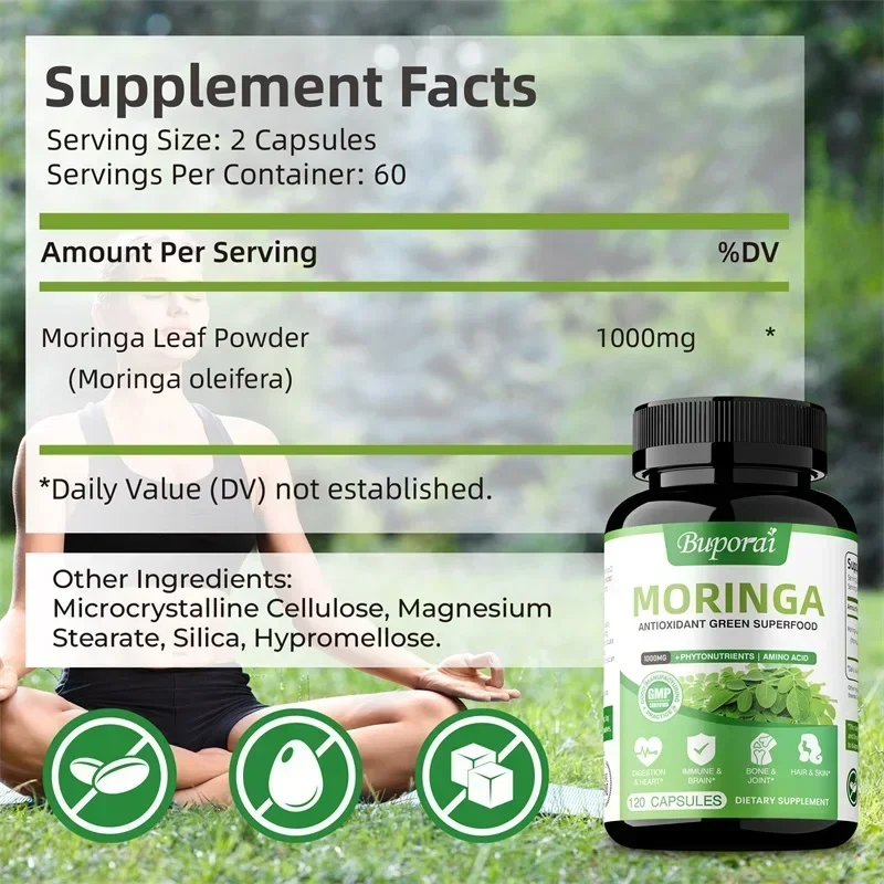 Capsules de Moringa - Antioxyd - Moringa Leaf Powder avis et prix