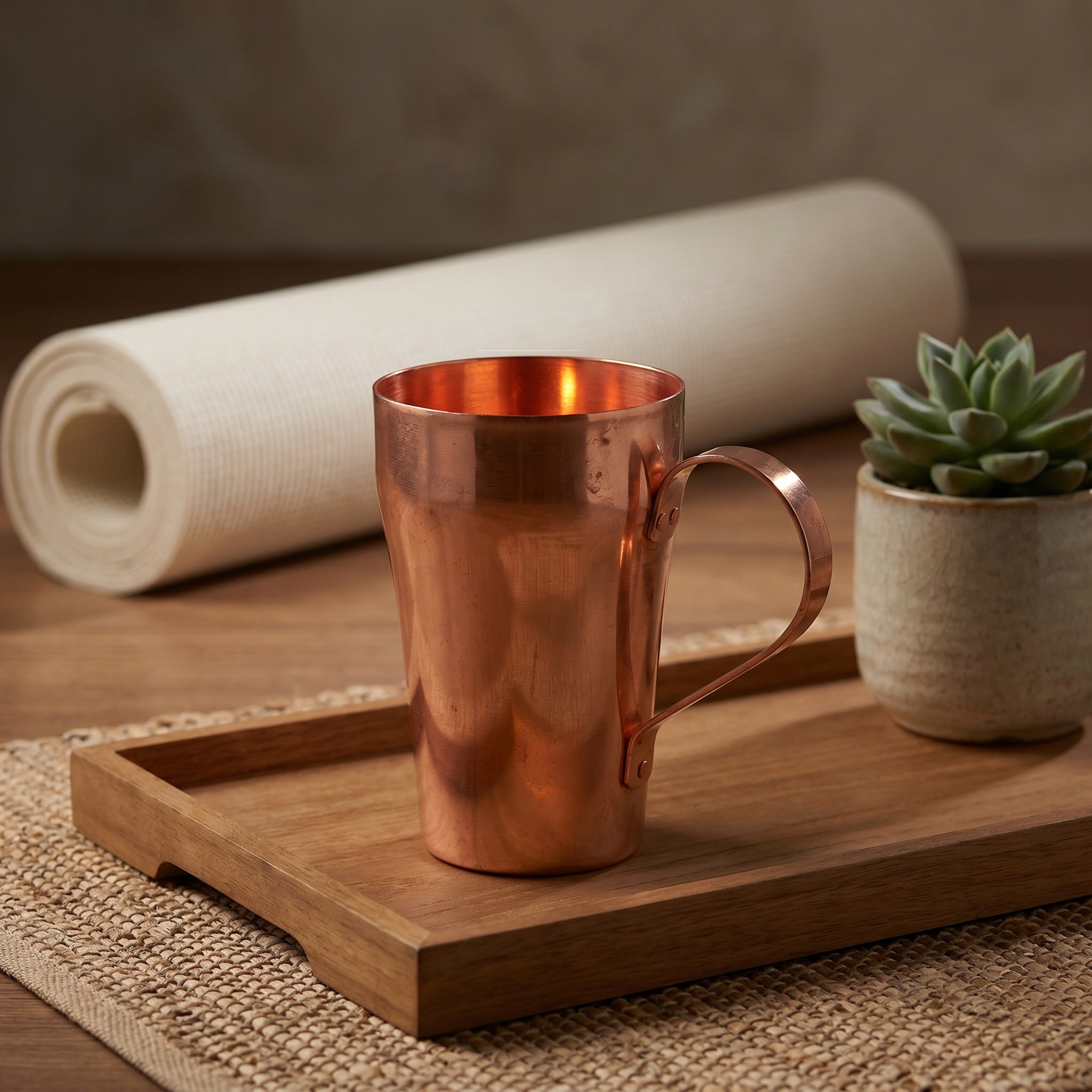 Tasse à boire en cuivre pur ma - Ayurvedic & Herbal Wellness Kits avis et prix
