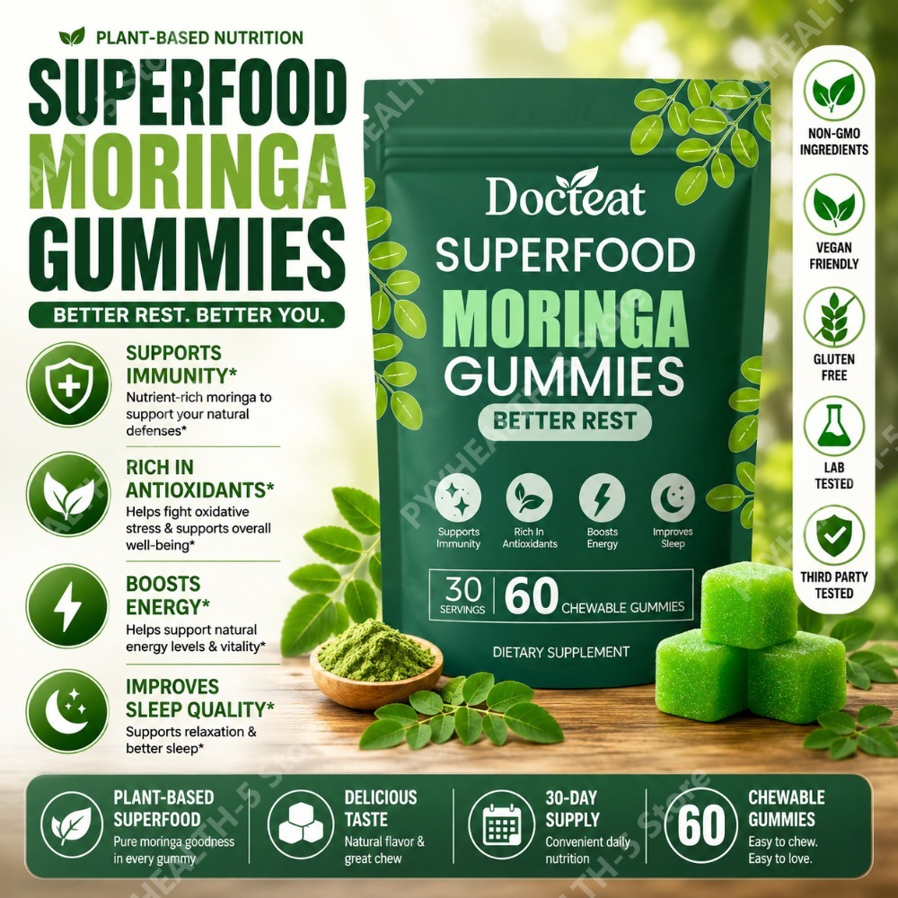 Docteat Gummies au Moringa ave - Moringa Leaf Powder avis et prix