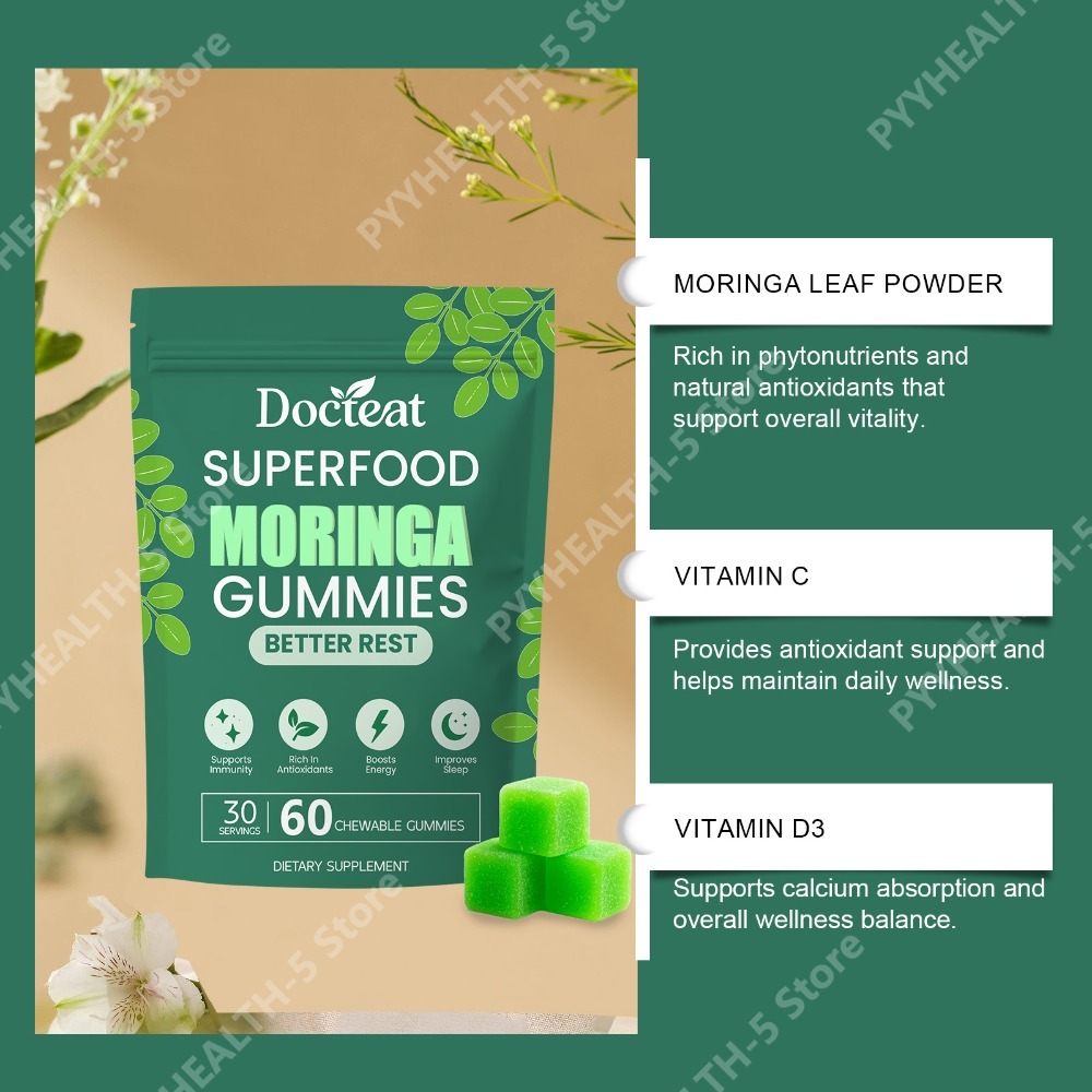 Docteat Gummies au Moringa ave - Moringa Leaf Powder avis et prix