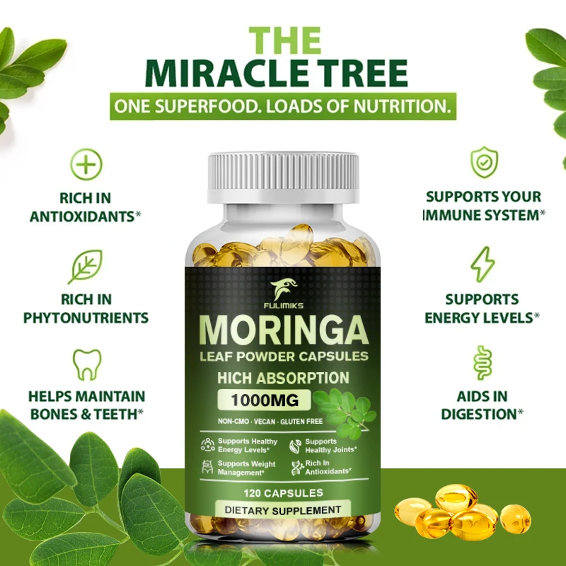 Capsules de poudre de feuilles - Moringa Leaf Powder avis et prix