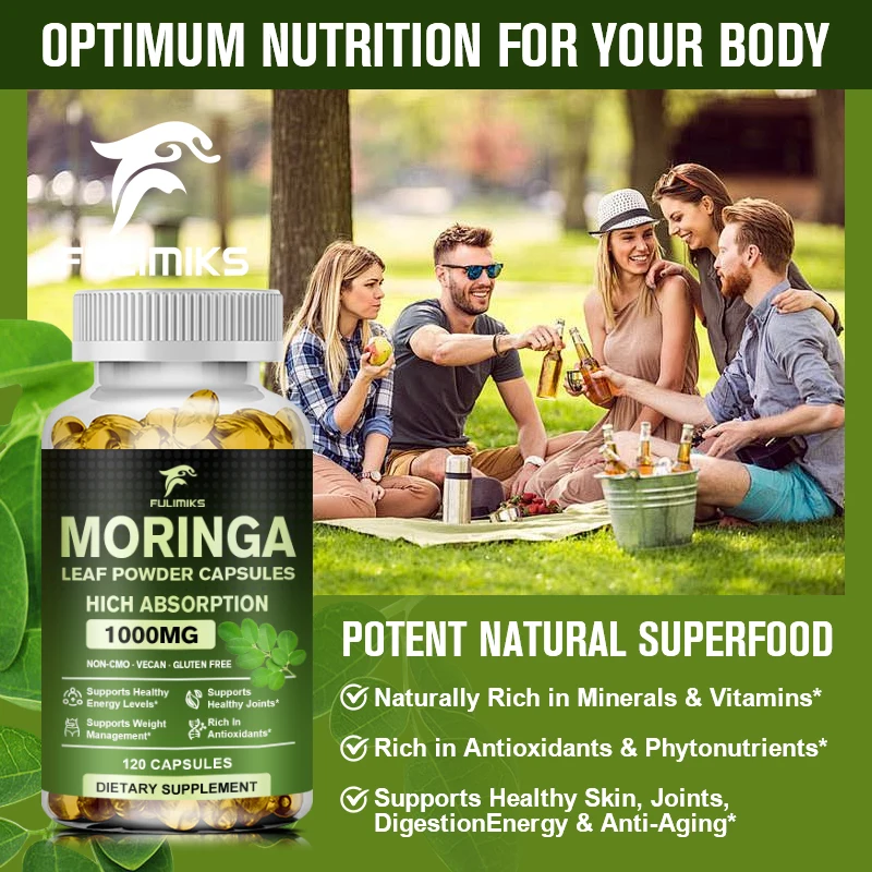 Capsules de poudre de feuilles - Moringa Leaf Powder avis et prix